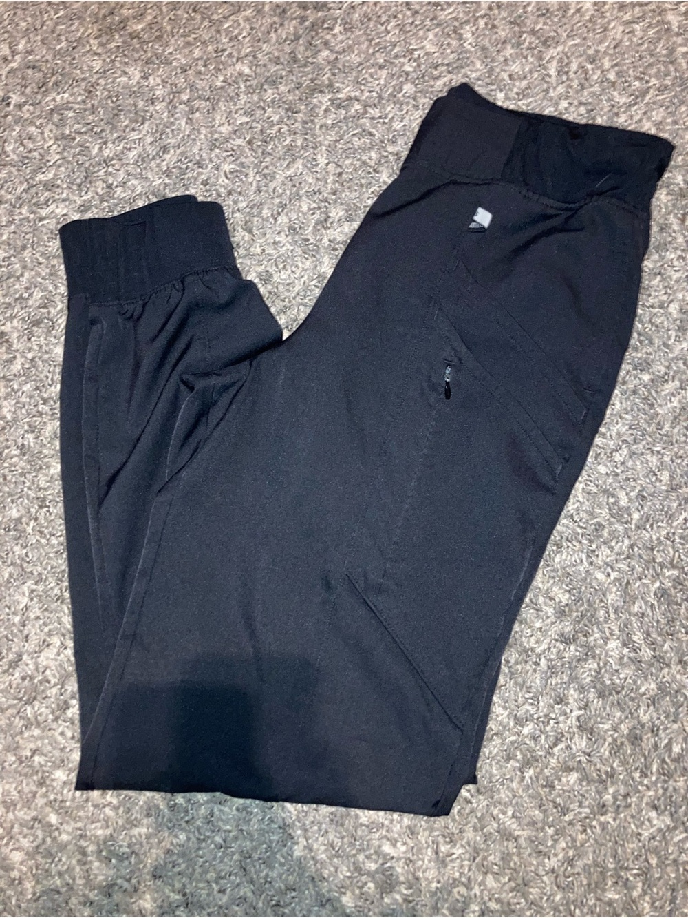 Black scrub pants size small